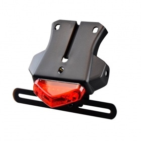 Universāls numura zīmes turētājs ar sarkanu LED aizmugurējo gaismu