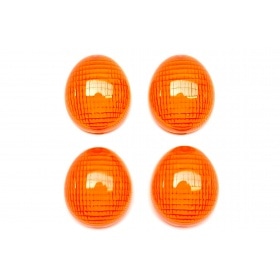Indikatora lēcas komplekts (x4) oranžā krāsā Peugeot Ludix / TKR Furious / XP6