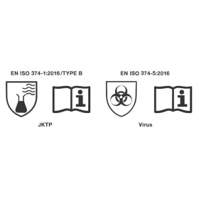 Darba cimdi nitrila augstas pretestības melni - 25 pāri - T10 (XL)