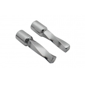 Kāju pegi vadītāja taisni savīti hromēti mopēdi