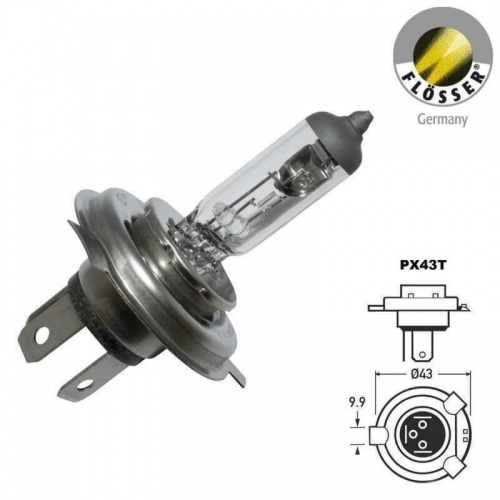 Halogen Bulb headlight Flosser 12V – 35/35W – PX43T – HS1 CE marking Halogen Bulb headlight Flosser 12V – 35/35W – PX43T – HS1 CE marking