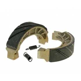 Brake Shoes grooved w/ springs 110x25mm