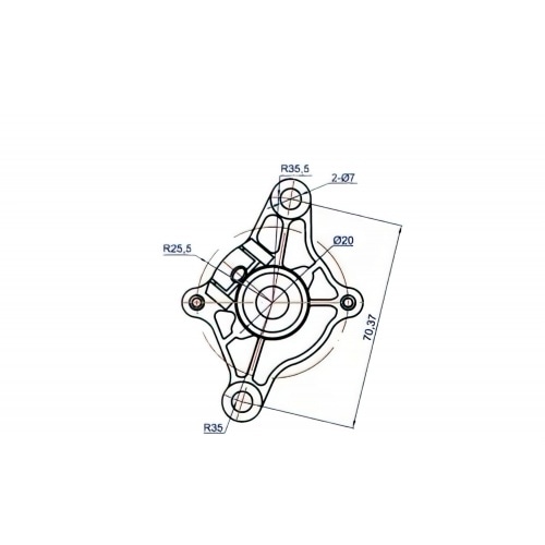 Elektriskais startera motors horizontālajam Kymco / SYM motoram Elektriskais startera motors horizontālajam Kymco / SYM motoram