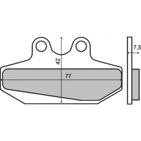 Brake Pads Aprilia / CH / Motorhispania / Rieju