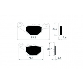 Bremžu kluči Suzuki AN / Adrese / Epicuro / Street Magic