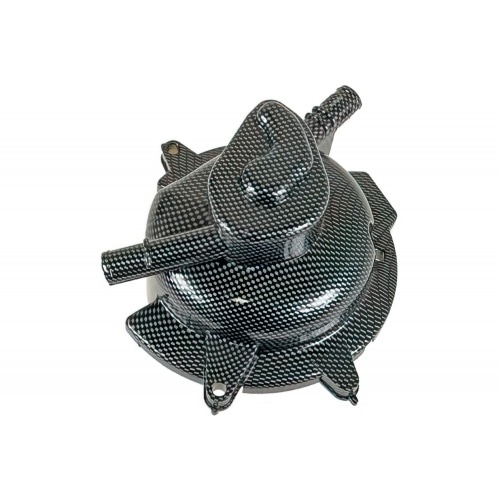 Водяной насос в сборе с крышкой под карбон Peugeot vertical LC Водяной насос в сборе с крышкой под карбон Peugeot vertical LC