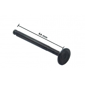 Exhaust Valve short 64mm 50cc China-based scooter / GY6