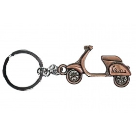 Atslēgu gredzens Vespa Classic bronzas krāsā