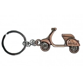 Atslēgu gredzens Vespa Classic bronzas krāsā