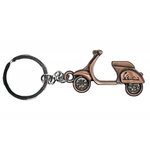 Atslēgu gredzens Vespa Classic bronzas krāsā Atslēgu gredzens Vespa Classic bronzas krāsā