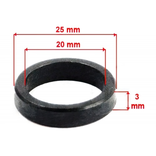 Restriktora gredzens Supertec 20x25x3mm Piaggio / Ķīnas motorolleri 4 taktu Restriktora gredzens Supertec 20x25x3mm Piaggio / Ķīnas motorolleri 4 taktu