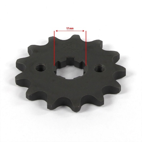 Front Sprocket 420 - d.17mm Pit Bike / Dirt Bike Front Sprocket 420 - d.17mm Pit Bike / Dirt Bike