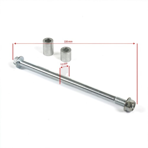 Rear Wheel Axle 220mm – d.12mm Pit Bike / Dirt Bike Rear Wheel Axle 220mm – d.12mm Pit Bike / Dirt Bike