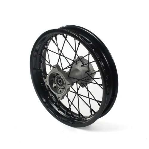 Rear Wheel / Rim steel d.12mm – 12” Pit Bike / Dirt Bike black Rear Wheel / Rim steel d.12mm – 12” Pit Bike / Dirt Bike black