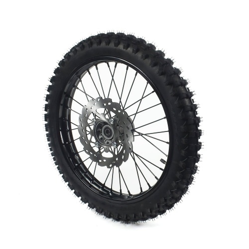 Front Wheel / Rim steel d.15mm – 17” with tire Yuanxing Pit Bike / Dirt Bike black Front Wheel / Rim steel d.15mm – 17” with tire Yuanxing Pit Bike / Dirt Bike black