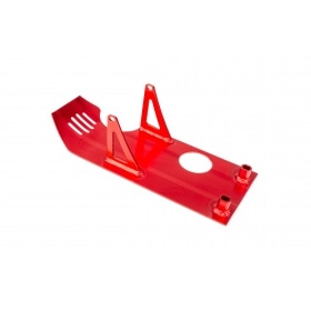 Skid Plate aluminium Pit Bike / Dirt Bike red