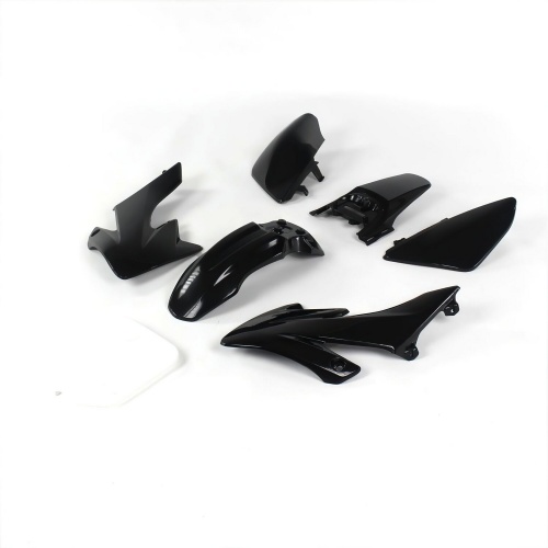 Plastmasas komplekts melns Pit Bike / Dirt Bike Typ CRF50 Plastmasas komplekts melns Pit Bike / Dirt Bike Typ CRF50