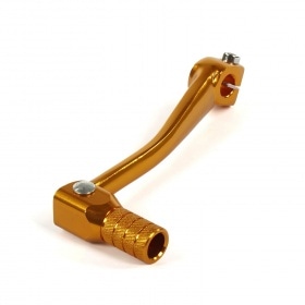 Bremžu pārslēgšanas pedālis Pit Biker motors YX / Lifan alu zelta krāsā