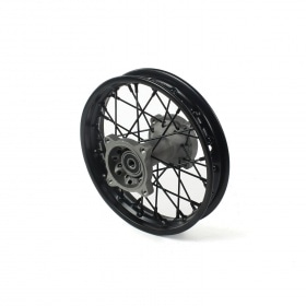 Rear Wheel / Rim steel 12mm axle – 10” Pit Bike / Dirt Bike black