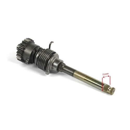 Kickstart Vārpstas iedarbināšana ar ieslēgtu pārnesumu Lifan / YX - d.13mm Kickstart Vārpstas iedarbināšana ar ieslēgtu pārnesumu Lifan / YX - d.13mm