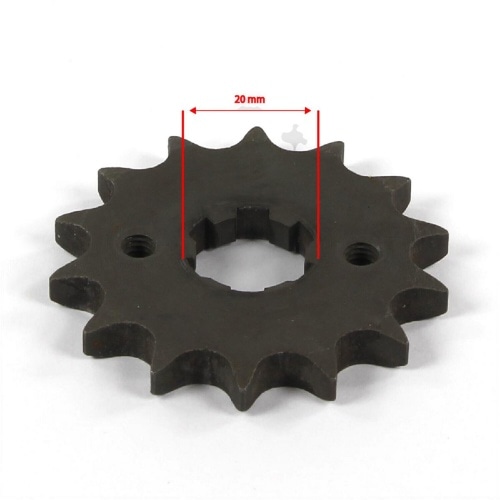 Priekšējā sprocket 428 - d.20mm 14 zobi Priekšējā sprocket 428 - d.20mm 14 zobi