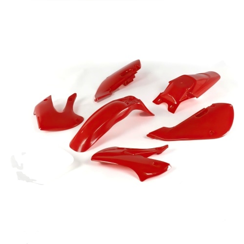 Fairing Kit red Pit Bike / Dirt Bike type KLX110 Fairing Kit red Pit Bike / Dirt Bike type KLX110