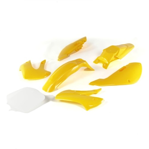 Fairing Kit yellow Pit Bike / Dirt Bike type KLX110 Fairing Kit yellow Pit Bike / Dirt Bike type KLX110