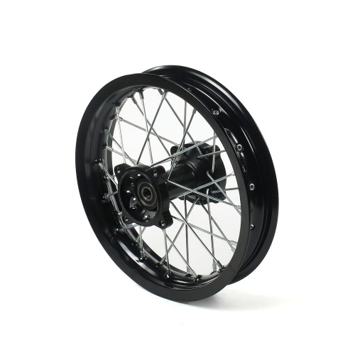 Rear Wheel / Rim aluminium hub 15mm axle – 12” Pit Bike / Dirt Bike black Rear Wheel / Rim aluminium hub 15mm axle – 12” Pit Bike / Dirt Bike black
