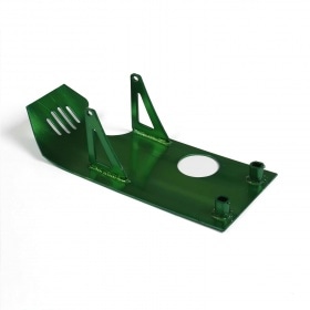 Skid Plate aluminium Pit Bike / Dirt Bike green