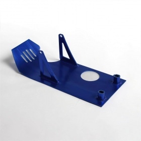 Skid Plate aluminium Pit Bike / Dirt Bike blue