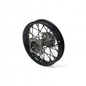 Rear Wheel / Rim steel 15mm axle – 10” Pit Bike / Dirt Bike black