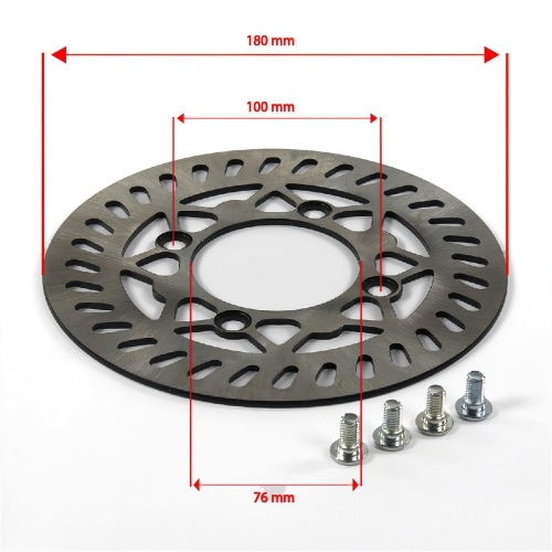 Brake Disc d.180mm - 4 holes Pit Bike / Dirt Bike Brake Disc d.180mm - 4 holes Pit Bike / Dirt Bike