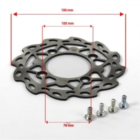 Brake Disc d.190mm - 4 holes Pit Bike / Dirt Bike