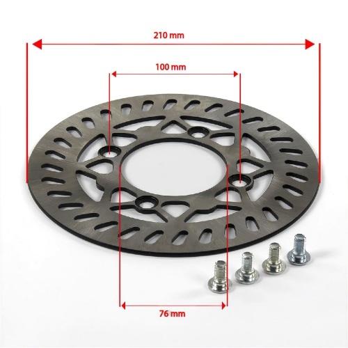 Brake Disc d.210mm – 4 holes Pit Bike / Dirt Bike Brake Disc d.210mm – 4 holes Pit Bike / Dirt Bike