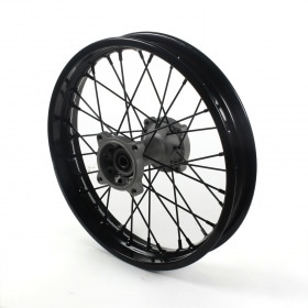 Rear Wheel / Rim steel 15mm axle – 14” Pit Bike / Dirt Bike black