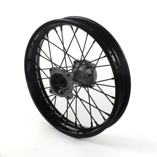 Aizmugurējais ritenis / disku ritenis tērauda 15mm ass - 14'' Pit Bike / Dirt Bike melns Aizmugurējais ritenis / disku ritenis tērauda 15mm ass - 14'' Pit Bike / Dirt Bike melns