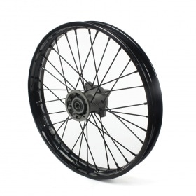 Front Wheel / Rim steel d.15mm – 17” Pit Bike / Dirt Bike black