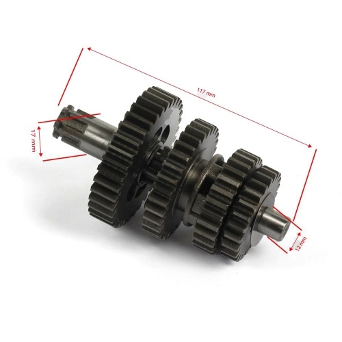 Sekundārā pārnesumkārbas iedarbināšana neitrālā režīmā Pit Bike 125cc YX - d.17mm Sekundārā pārnesumkārbas iedarbināšana neitrālā režīmā Pit Bike 125cc YX - d.17mm