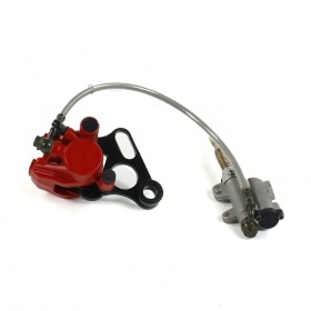 Brake Kit rear 1 piston Hix Pit Bike / Dirt Bike red