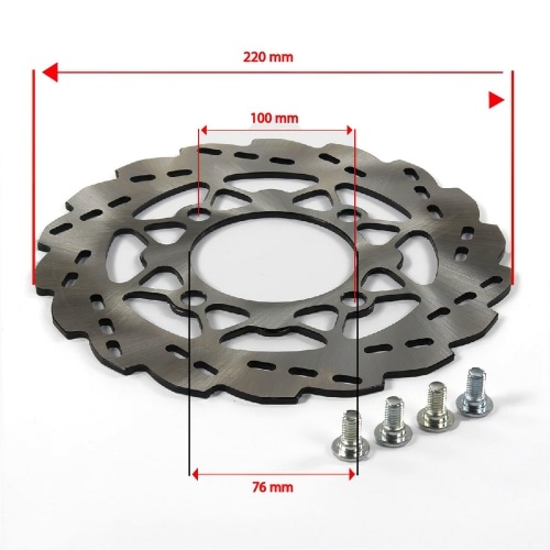Brake Disc d.220mm – 4 holes Pit Bike / Dirt Bike Brake Disc d.220mm – 4 holes Pit Bike / Dirt Bike
