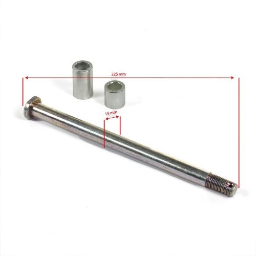 Rear Wheel Axle 225mm – d.15mm Pit Bike / Dirt Bike Rear Wheel Axle 225mm – d.15mm Pit Bike / Dirt Bike