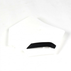 Priekšējā numura plāksnīte balta Pit Bike / Dirt Bike Apollo RFZ