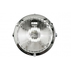 Priekšējais lukturis apaļš d.103mm melns Peugeot 103