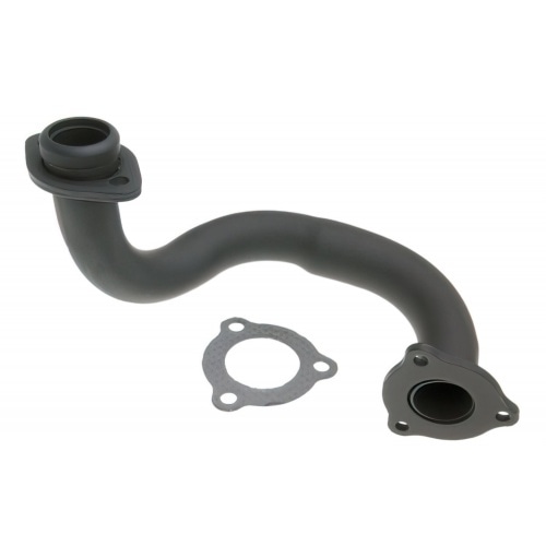 Izplūdes gāzu priekšējā caurule melna Derbi / Gilera / Aprilia Izplūdes gāzu priekšējā caurule melna Derbi / Gilera / Aprilia