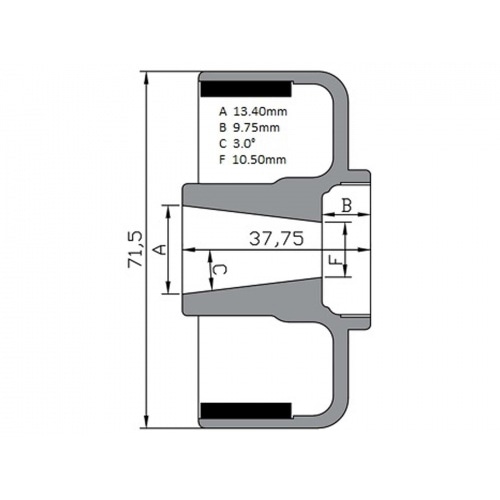 Ignition HPI 60W 12V 71mm Kreidler / Hercules Prima Ignition HPI 60W 12V 71mm Kreidler / Hercules Prima