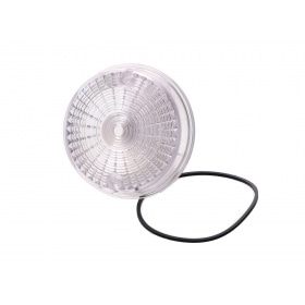 Indicator Lens rear 80mm white Simson S50 / S51 / S70 / SR50 / SR80 / MZ TS 250 / ETZ 125 / ETZ 150 / ETZ 250 CE marking