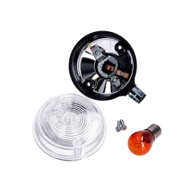 Indicator rear 80mm white Simson