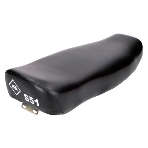 Sēdeklis melns ar Simson logo Sēdeklis melns ar Simson logo