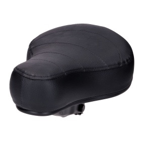 Sēdeklis plakans 60mm stepēts melns mopēds