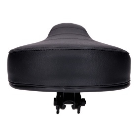 Sēdeklis plakans 60mm stepēts melns mopēds